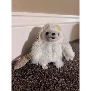 Namakemono no Mikke White Sloth Amuse Plush Keychain Bag Charm W Tags 4" Kawaii